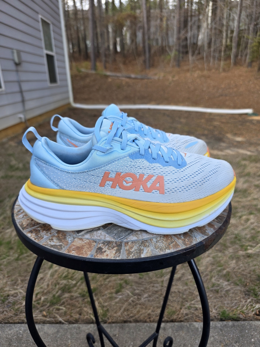 Hoka Bondi 8 1127952 SSCA Summer Song Running Shoes Sneakers Women's Size 9.5 B